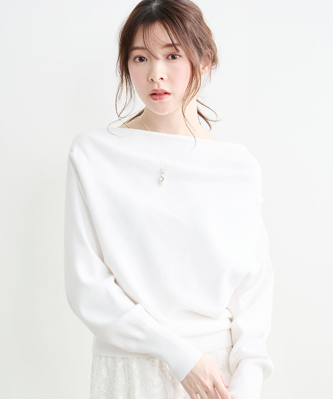 COCO DEAL「ドレープオフショルニット」|ニット・セーター|