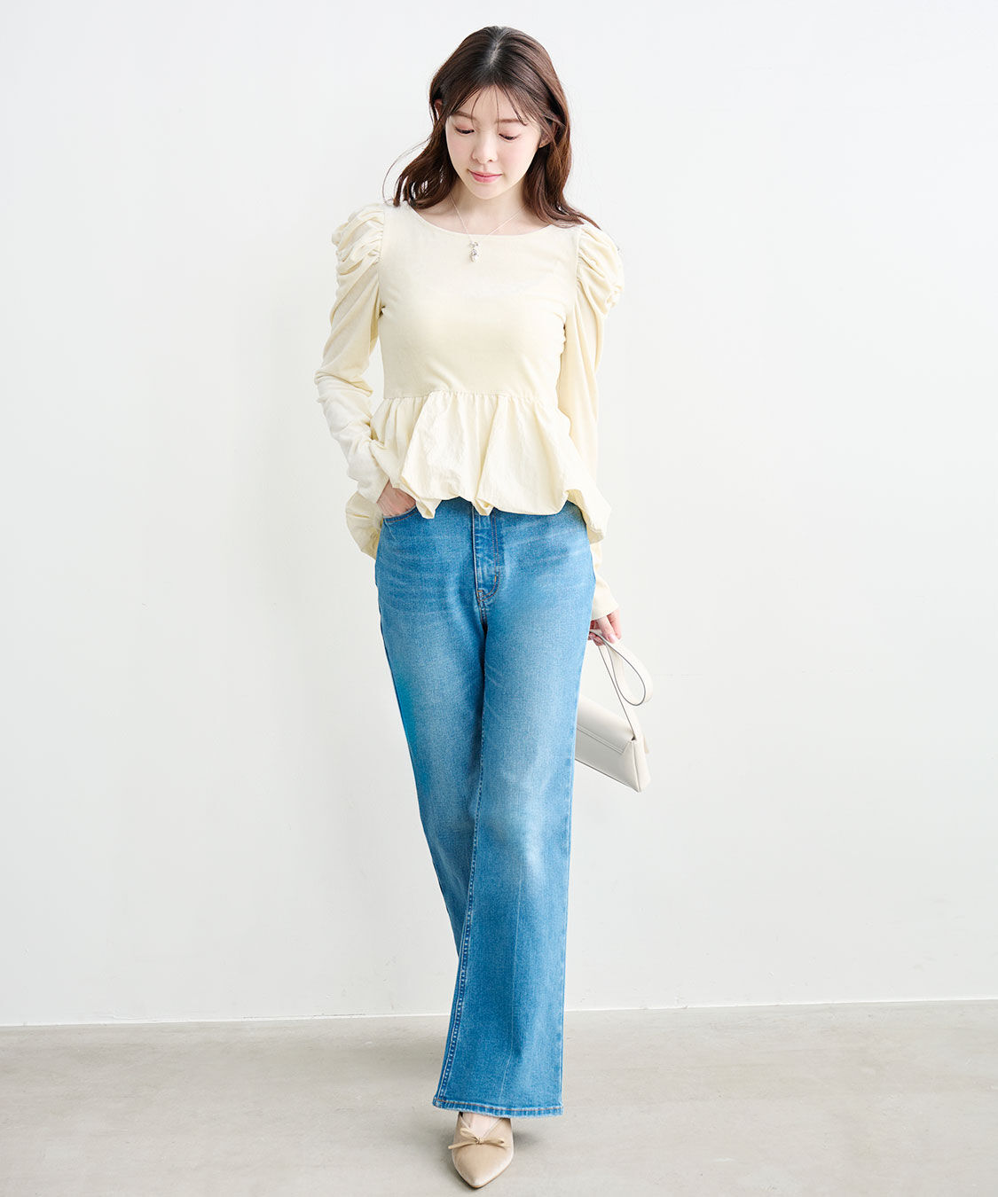 COCO DEAL「スーパーストレッチデニムフレアパンツ」|デニム|