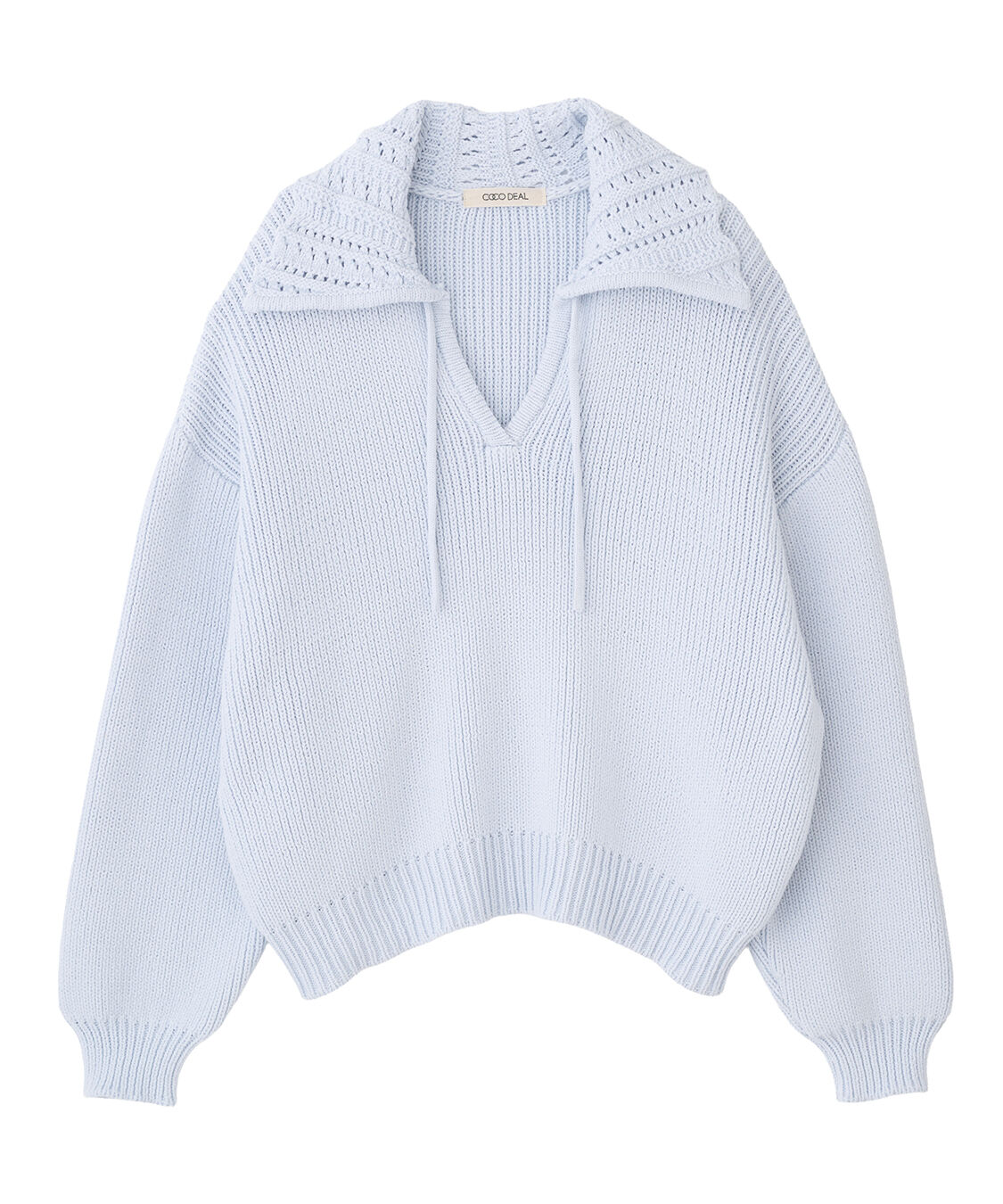 COCO DEAL「ビッグカラースキッパーニット」|ニット・セーター|