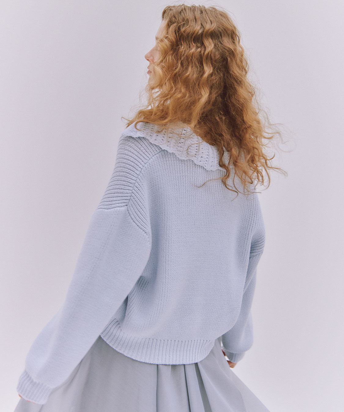 COCO DEAL「ビッグカラースキッパーニット」|ニット・セーター|