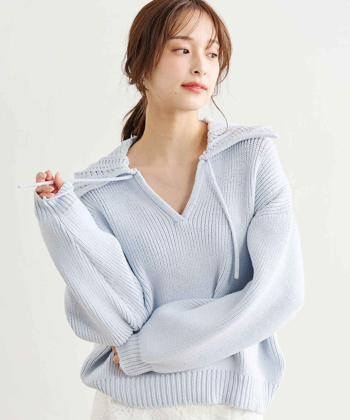 COCO DEAL「ビッグカラースキッパーニット」|ニット・セーター|