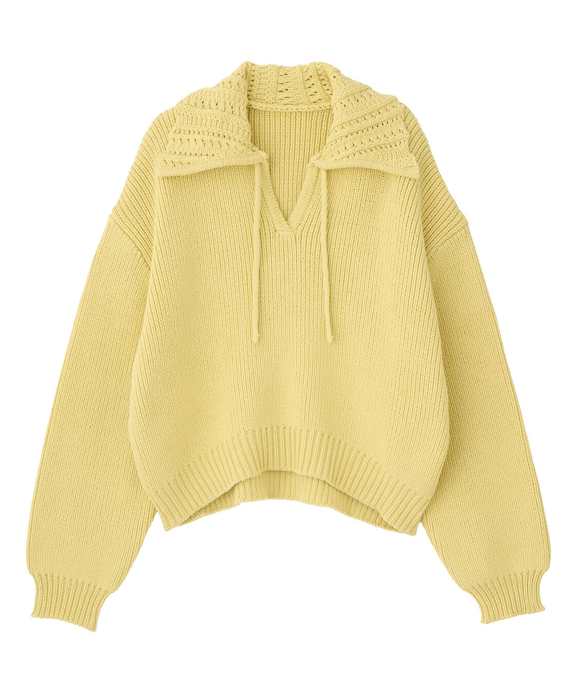 COCO DEAL「ビッグカラースキッパーニット」|ニット・セーター|