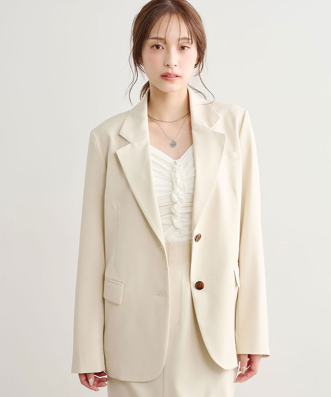 COCO DEAL「フリルドレープトップス」|Tシャツ・カットソー|