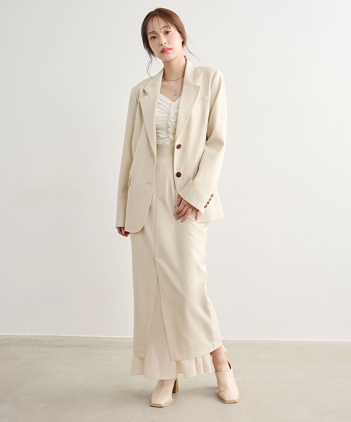 COCO DEAL「フリルドレープトップス」|Tシャツ・カットソー|