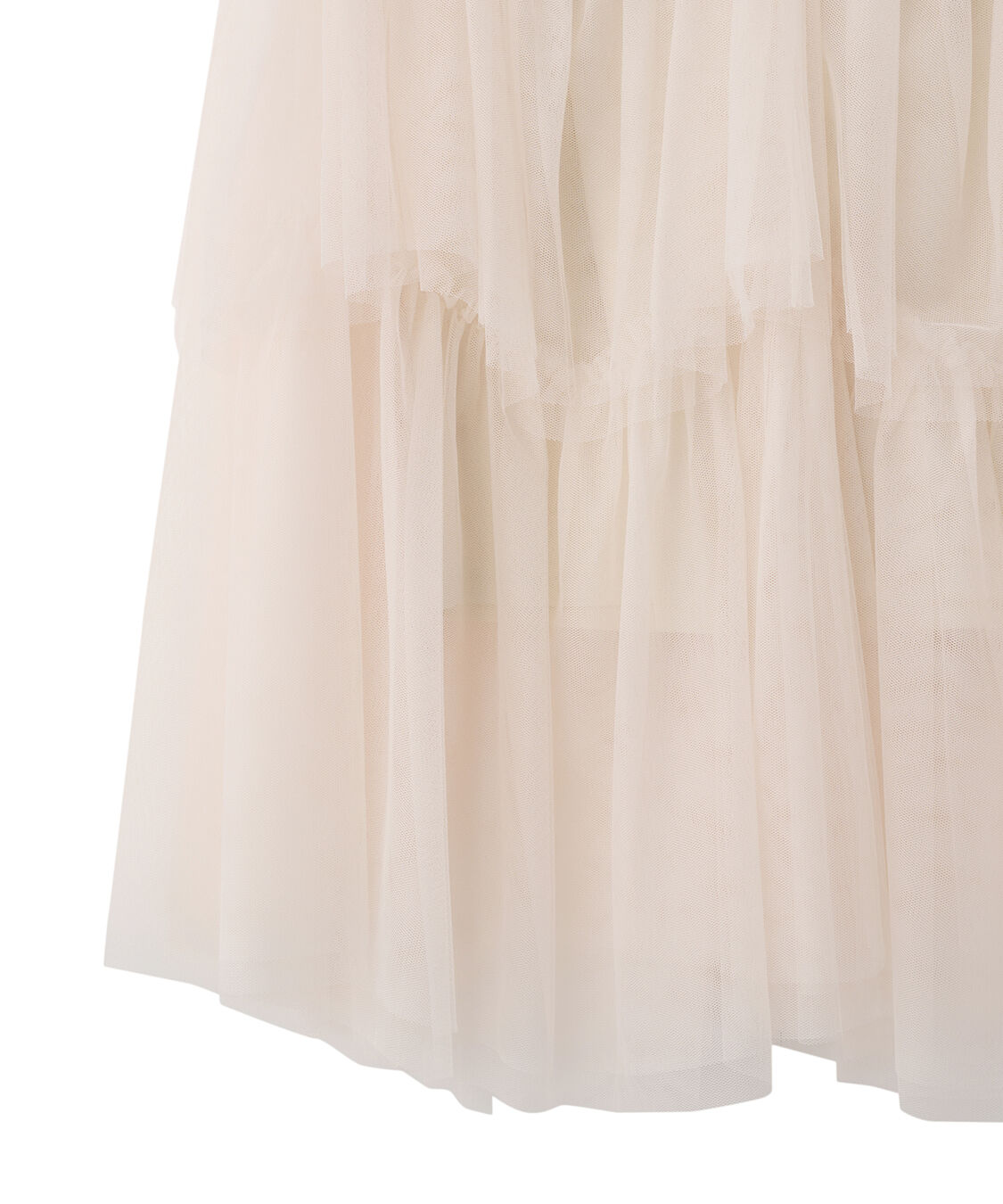 COCO DEAL「ジグザグティアードチュールスカート」|スカート|