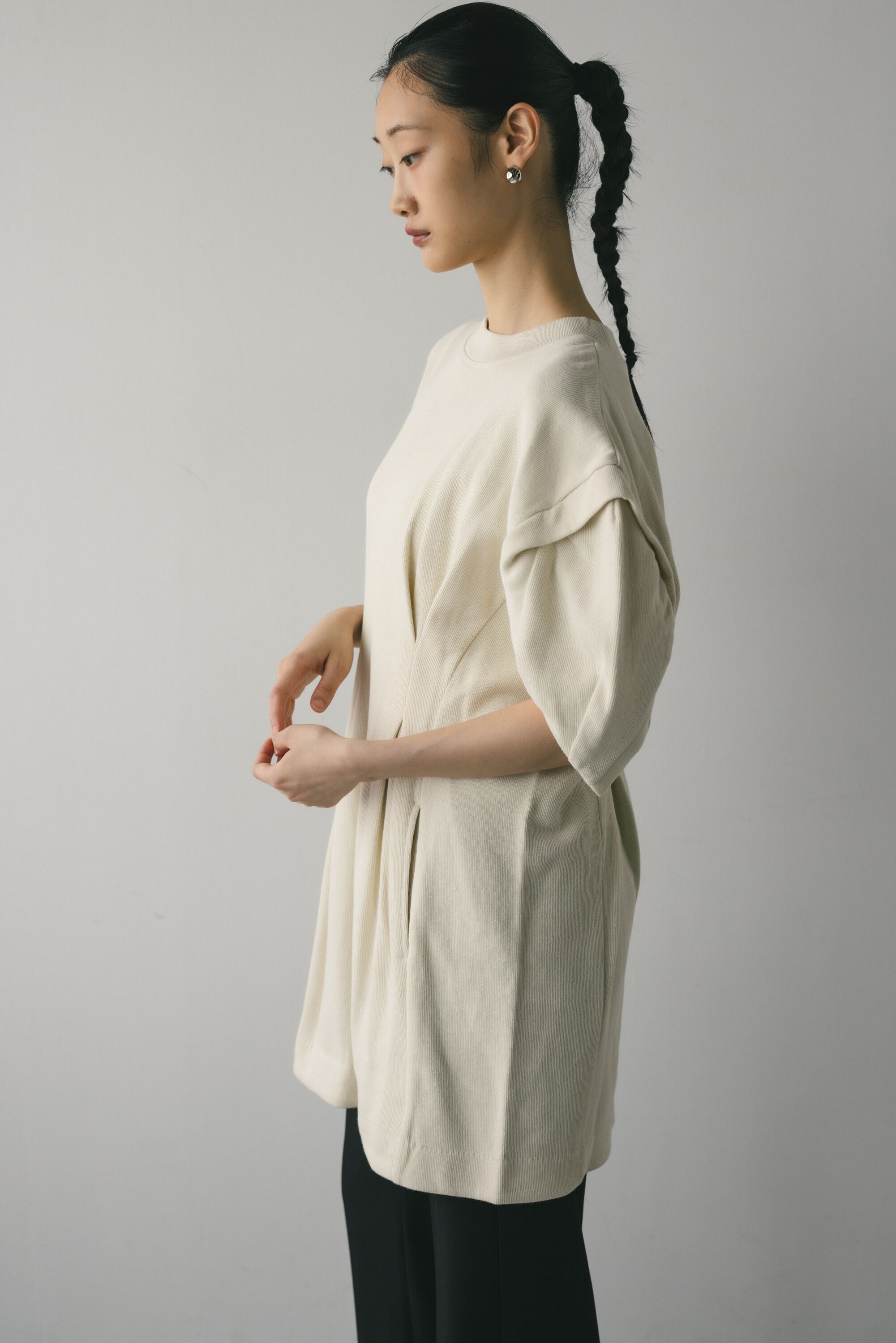 STYLEMIXER「ウエストタックラッセルカットワンピース」|ワンピース|