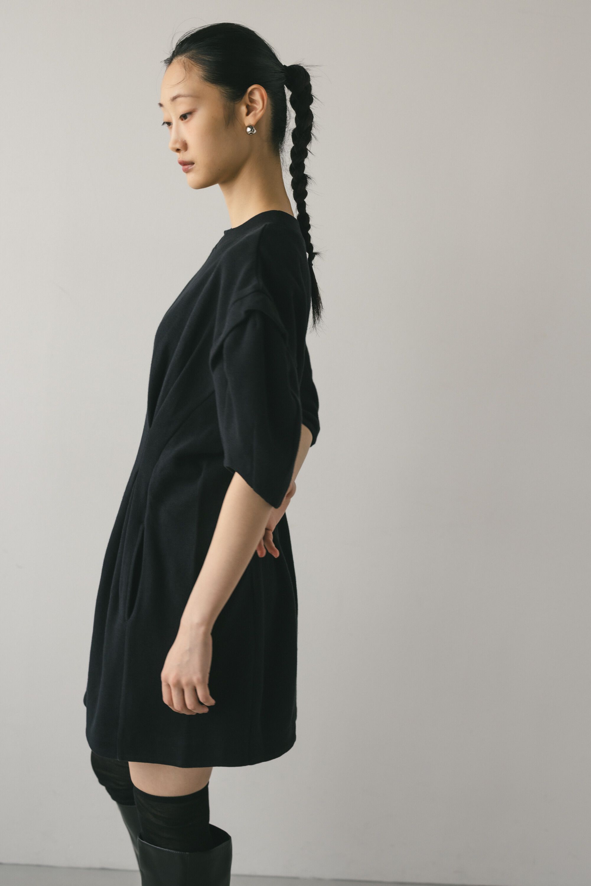 STYLEMIXER「ウエストタックラッセルカットワンピース」|ワンピース|