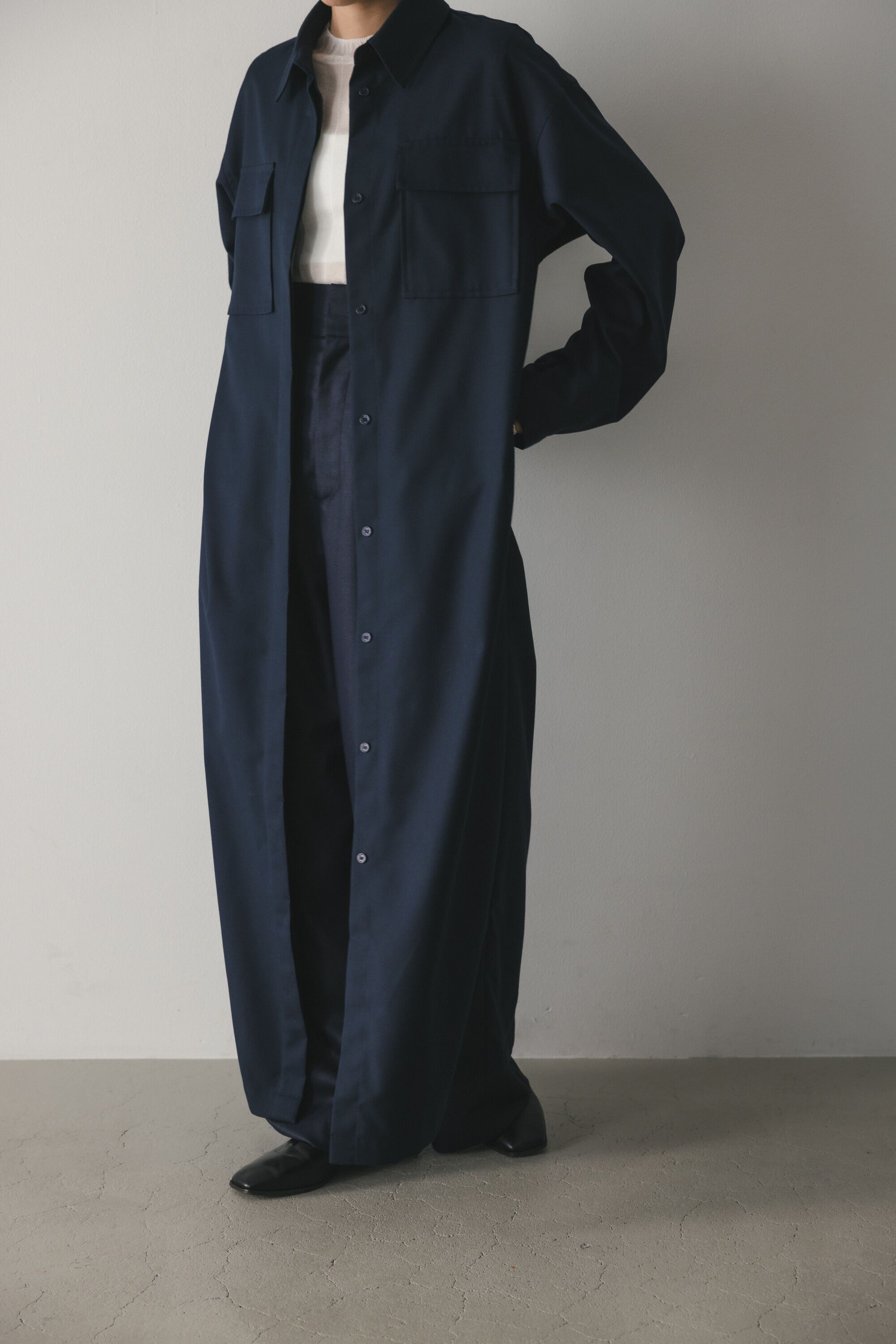 STYLEMIXER「ビッグポケットシャツワンピース」|ワンピース|