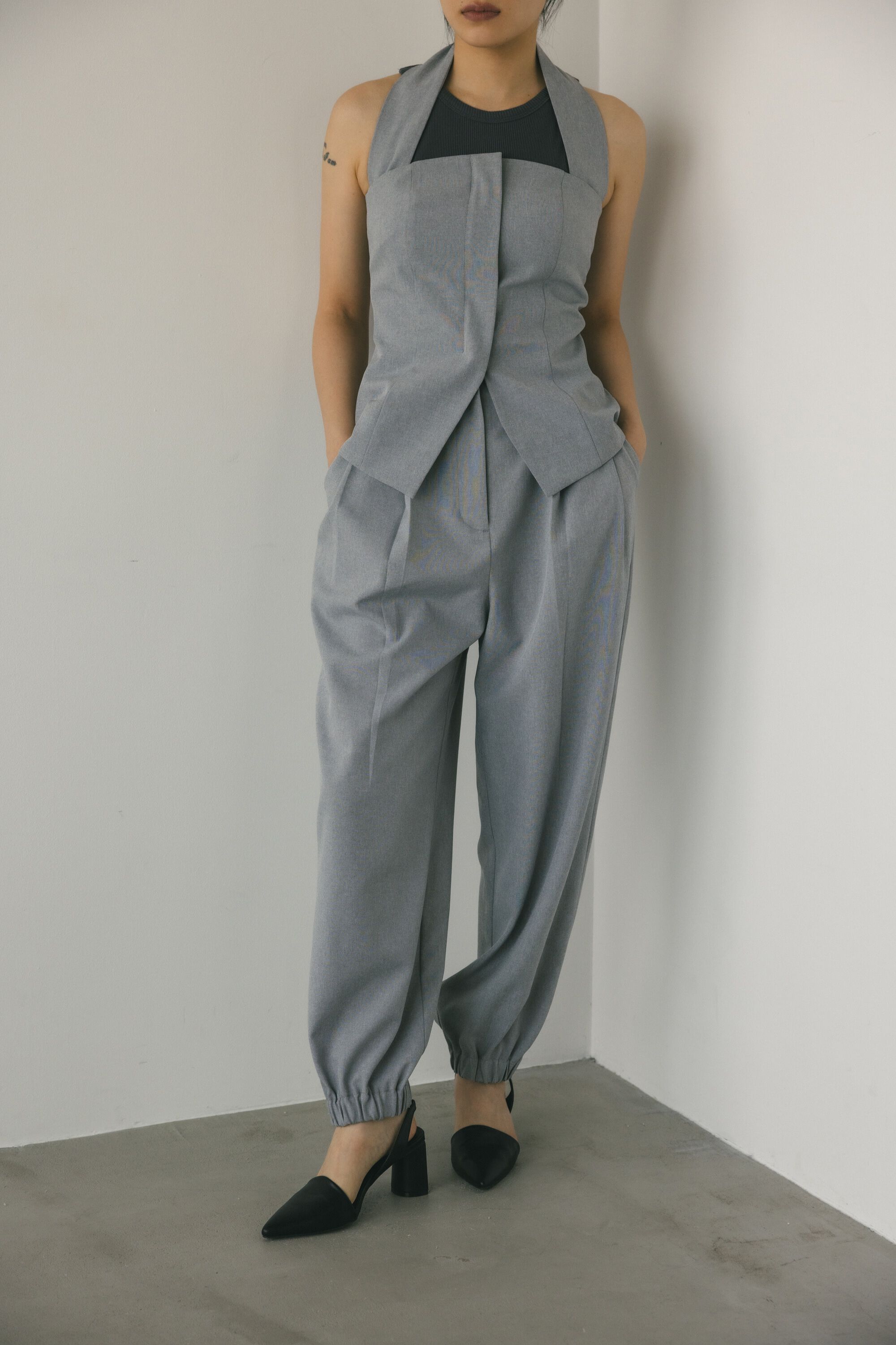 STYLEMIXER「ホルターレイヤーオールインワン」|その他|GRY