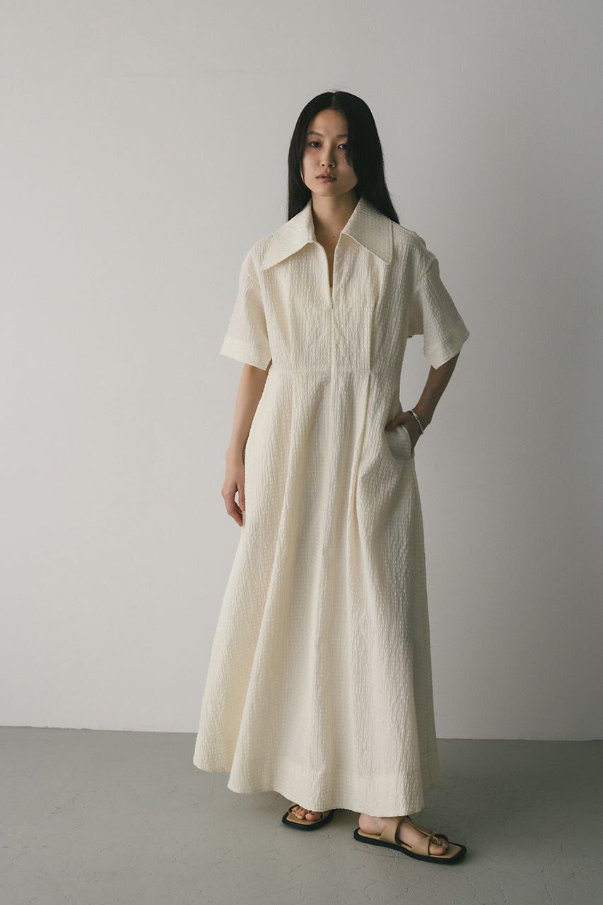 STYLEMIXER「ビッグカラーフレアワンピース」|ワンピース|