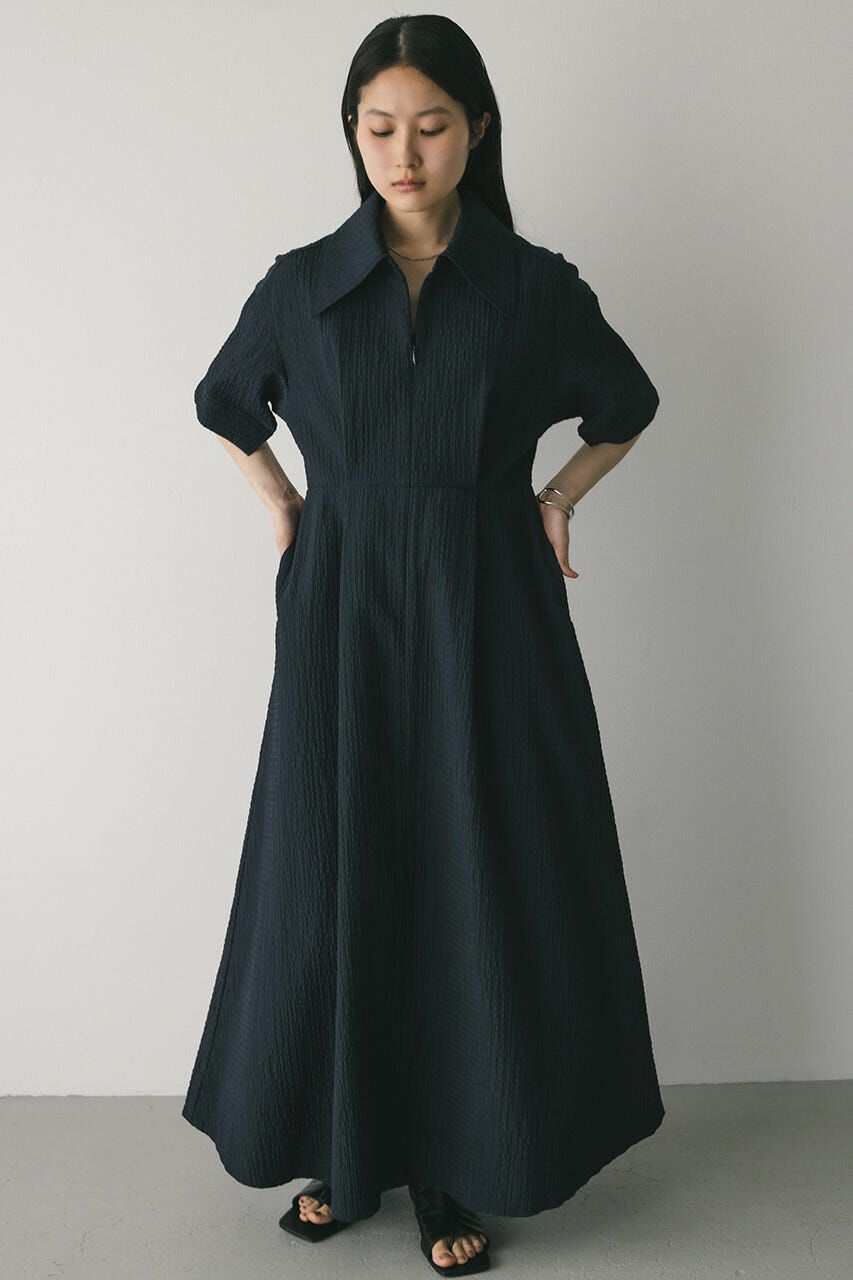 STYLEMIXER「ビッグカラーフレアワンピース」|ワンピース|