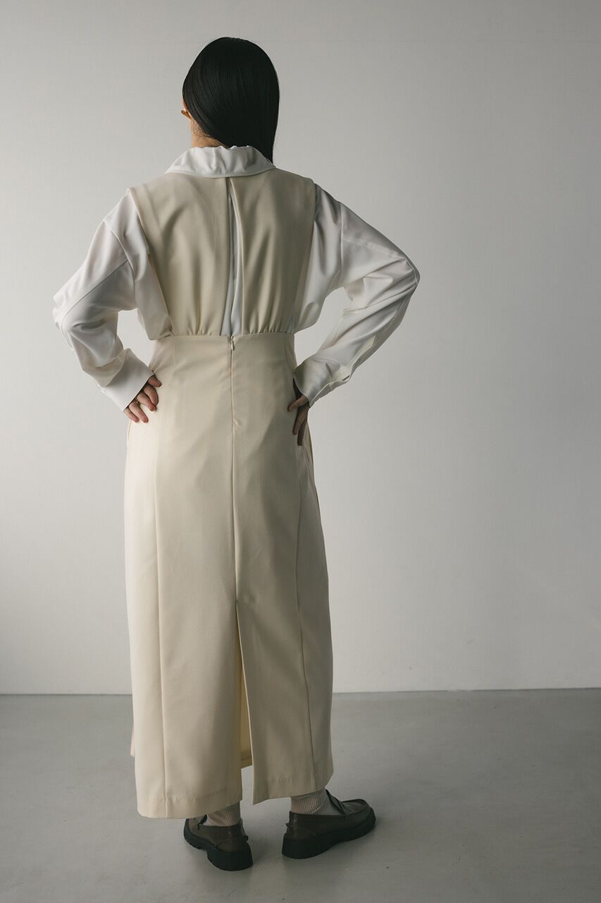 STYLEMIXER「バックリボンジャンパーワンピース」|ワンピース|