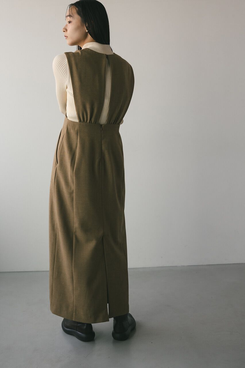 STYLEMIXER「バックリボンジャンパーワンピース」|ワンピース|