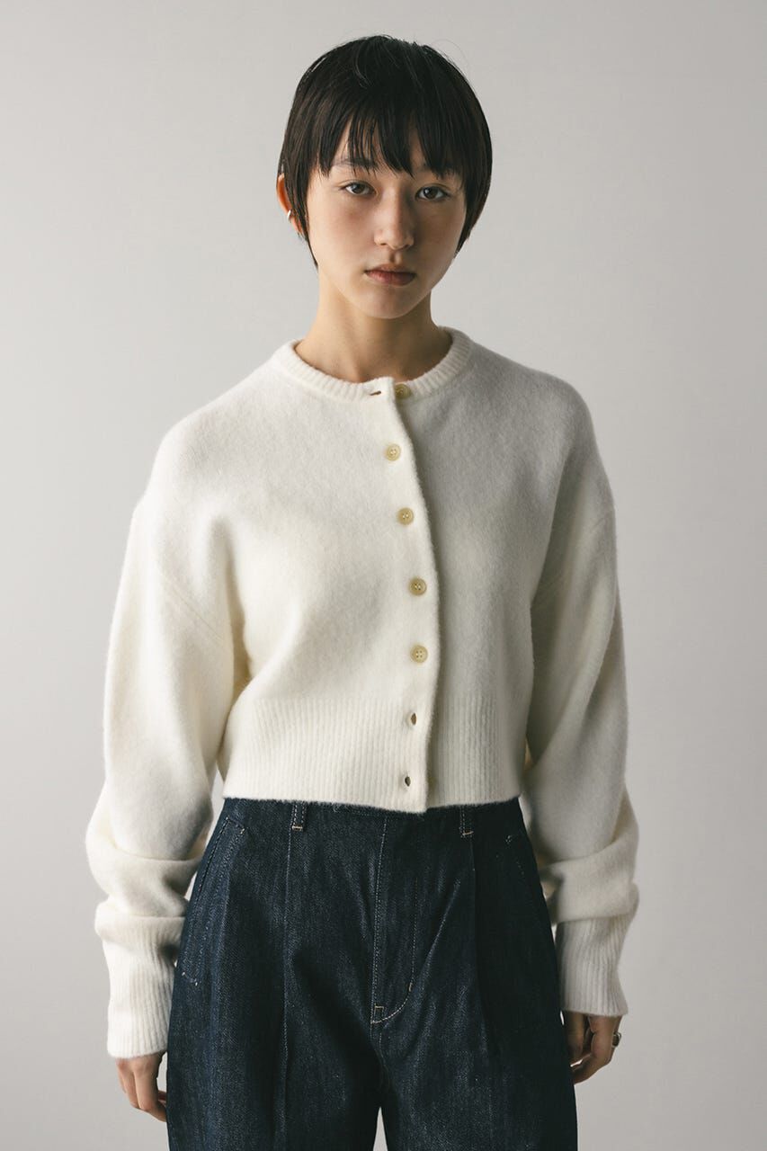 STYLEMIXER「クロップドニットカーディガン」|カーディガン|WHT