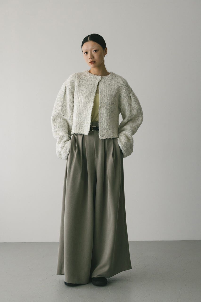 STYLEMIXER「テープヤーンニットカーデ」|カーディガン|