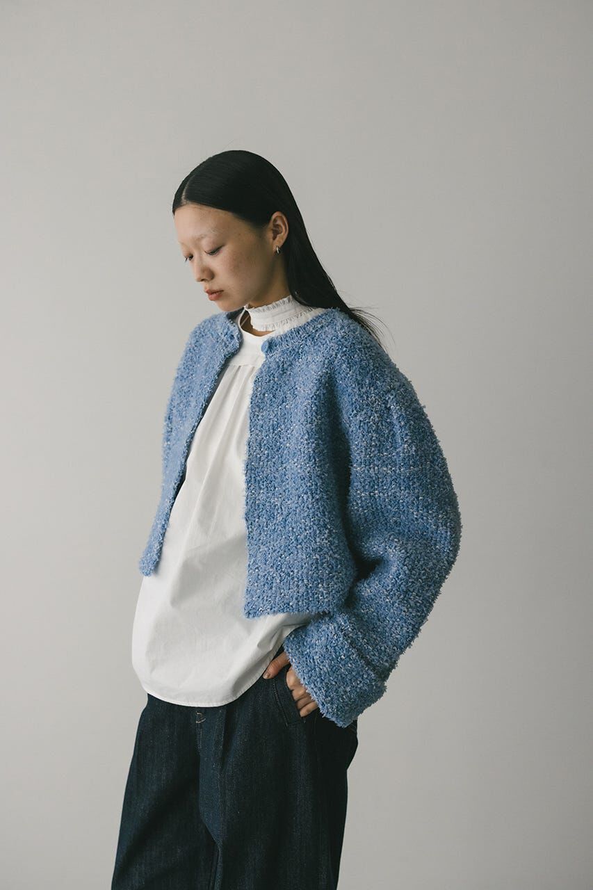 STYLEMIXER「テープヤーンニットカーデ」|カーディガン|