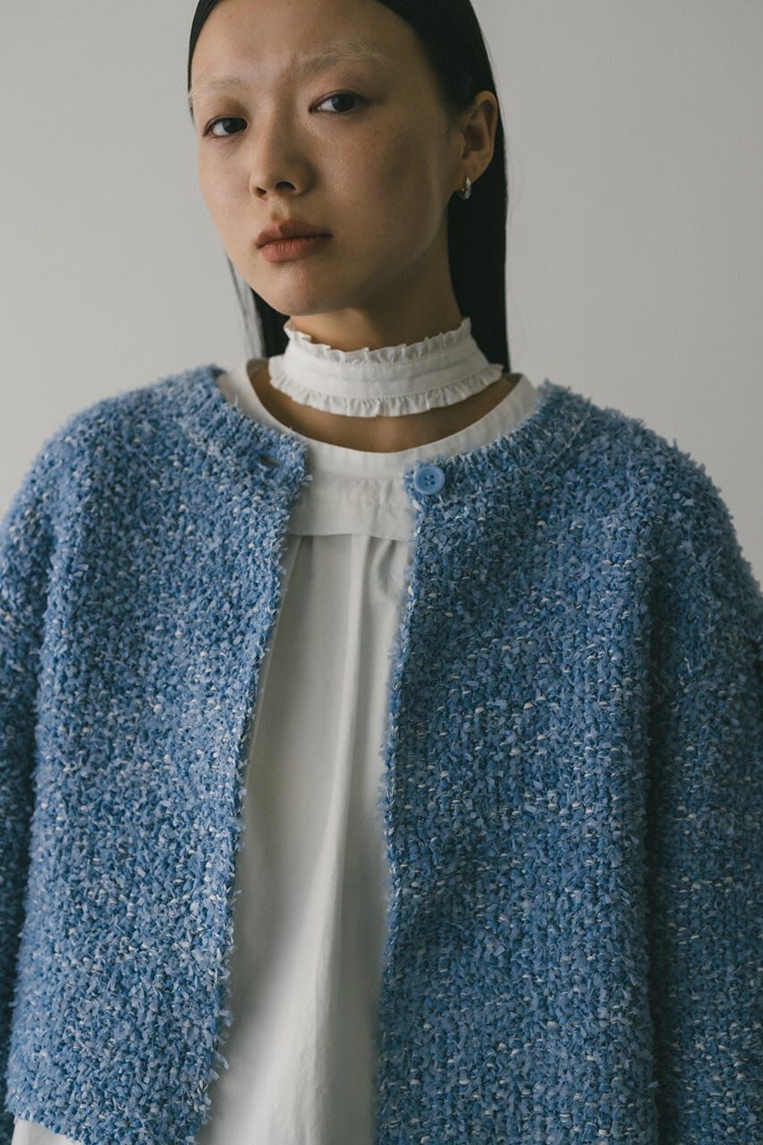 STYLEMIXER「テープヤーンニットカーデ」|カーディガン|