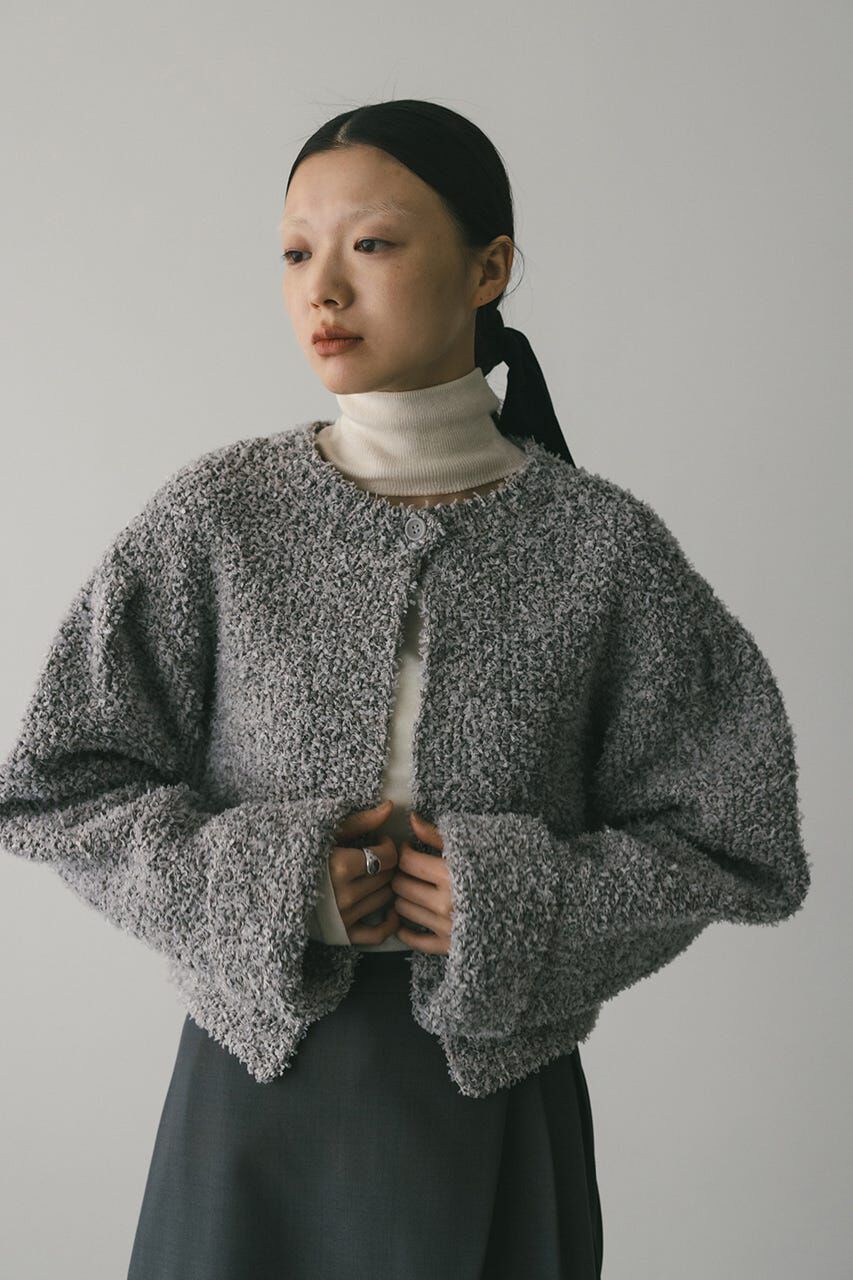 STYLEMIXER「テープヤーンニットカーデ」|カーディガン|