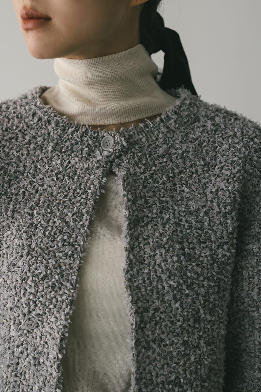 STYLEMIXER「テープヤーンニットカーデ」|カーディガン|