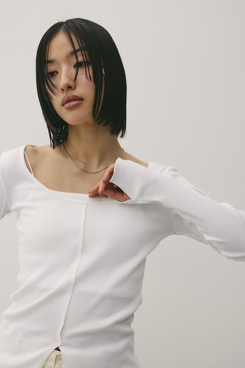 STYLEMIXER「2WAYオープンカットトップ」|Tシャツ・カットソー|