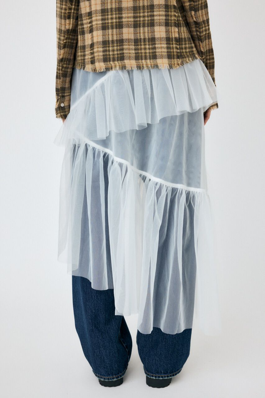 MOUSSY「VOLUME チュールスカート」|スカート|