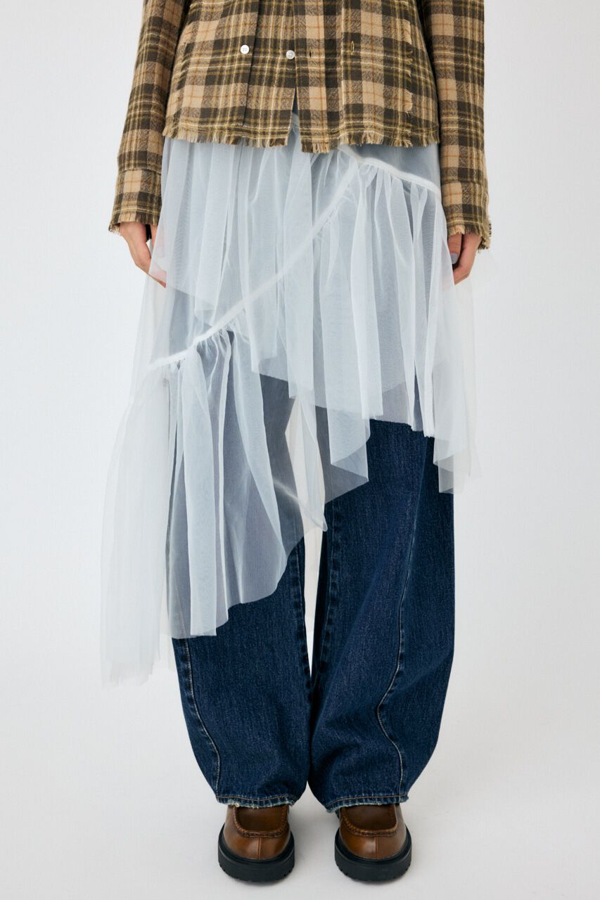 MOUSSY「VOLUME チュールスカート」|スカート|
