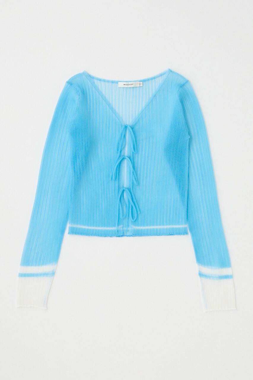 MOUSSY「FRONT TIE シアーカーディガン」|カーディガン|
