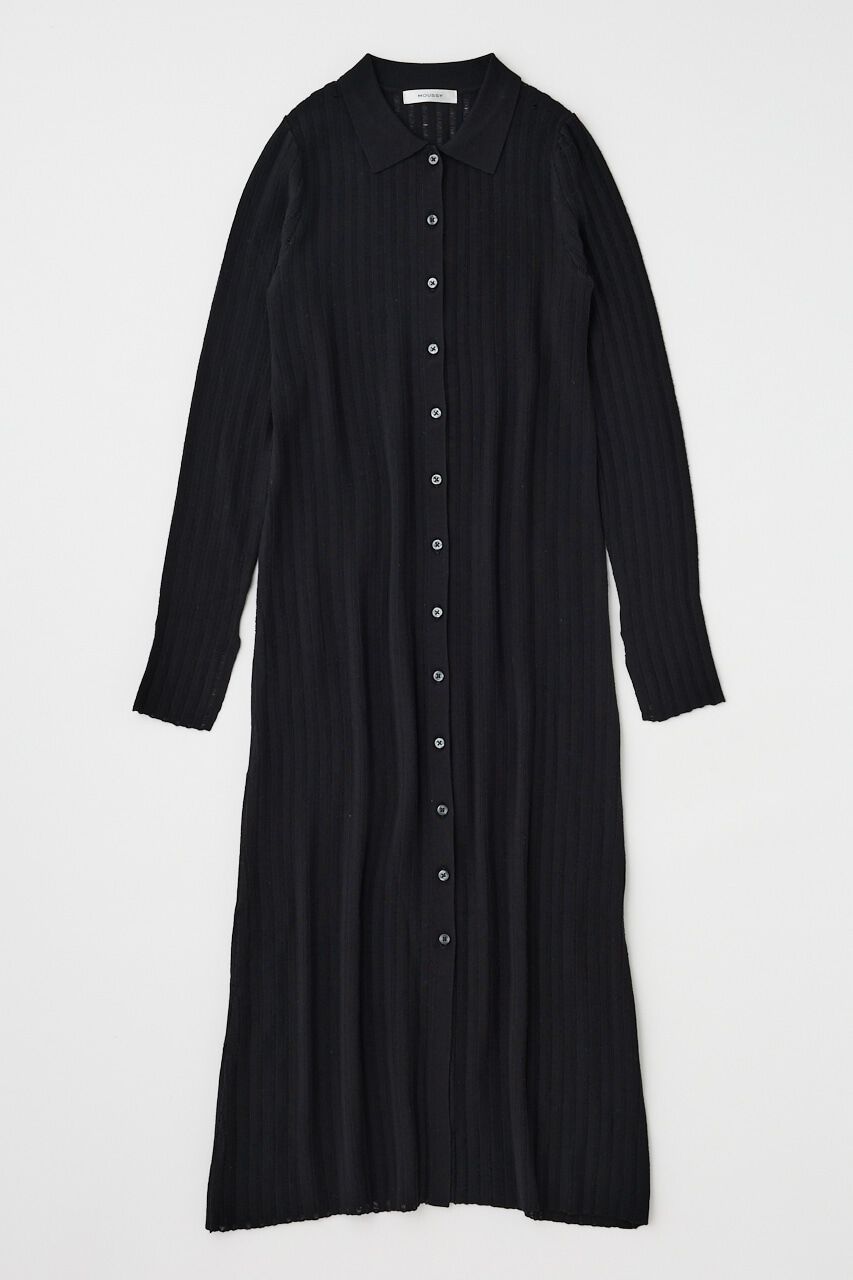 MOUSSY「SHEER LONG カーディガン」|ワンピース|