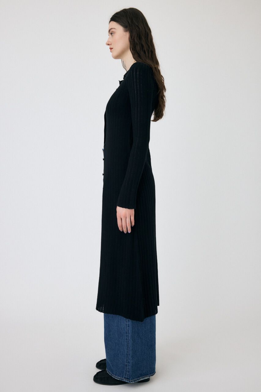 MOUSSY「SHEER LONG カーディガン」|ワンピース|