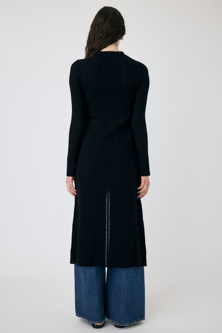 MOUSSY「SHEER LONG カーディガン」|ワンピース|