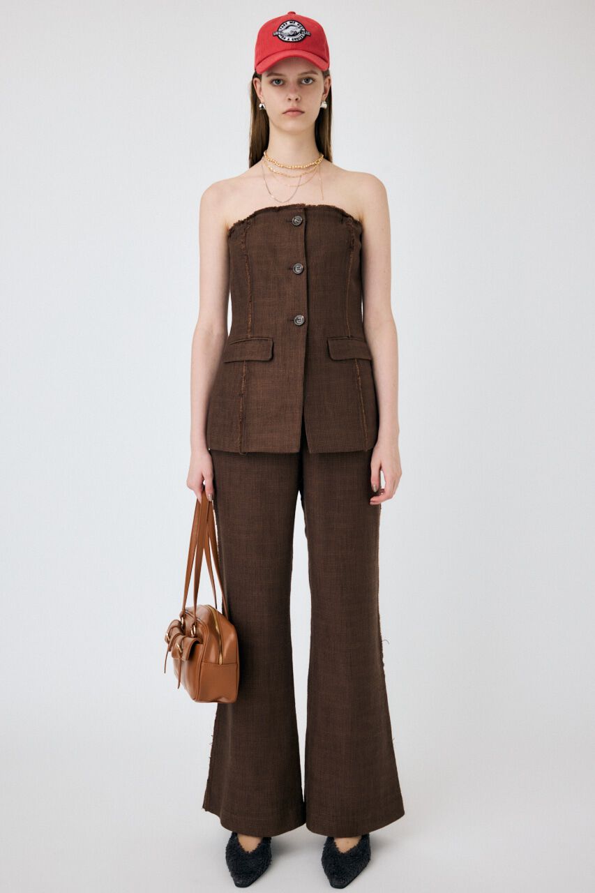 MOUSSY「TAILORED BARE TOP オールインワン」|その他|