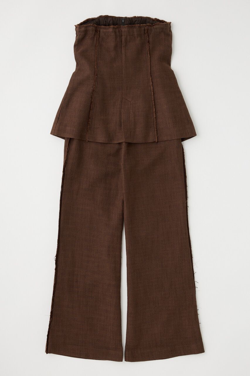 MOUSSY「TAILORED BARE TOP オールインワン」|その他|