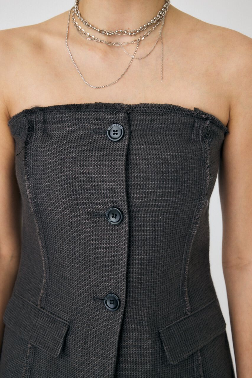 MOUSSY「TAILORED BARE TOP オールインワン」|その他|