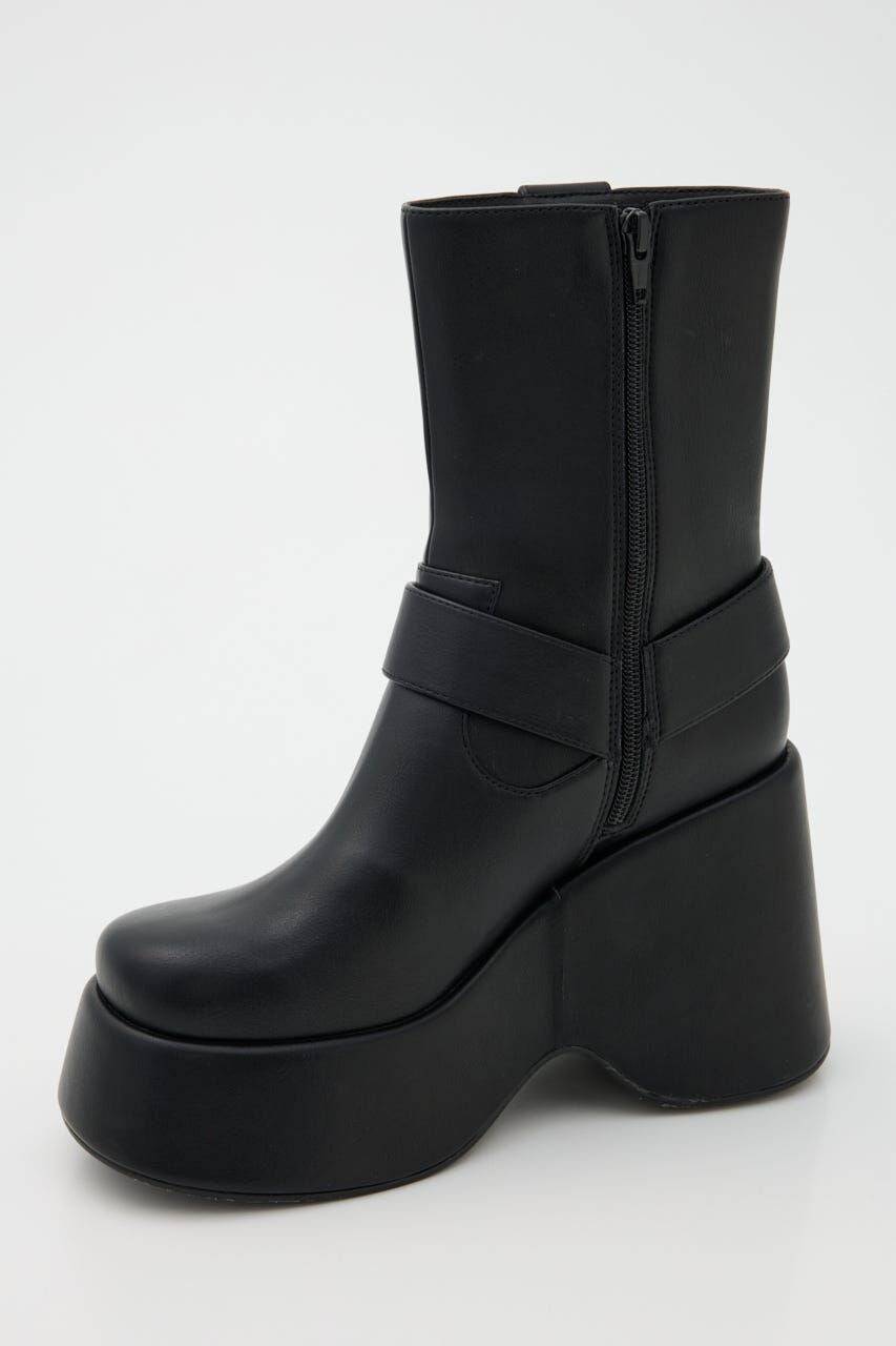 rienda「エンジニアウェッジヒールショートブーツ」|その他|