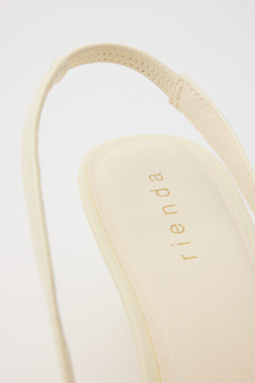 rienda「ベルトディテールスリングバックパンプス」|サンダル|