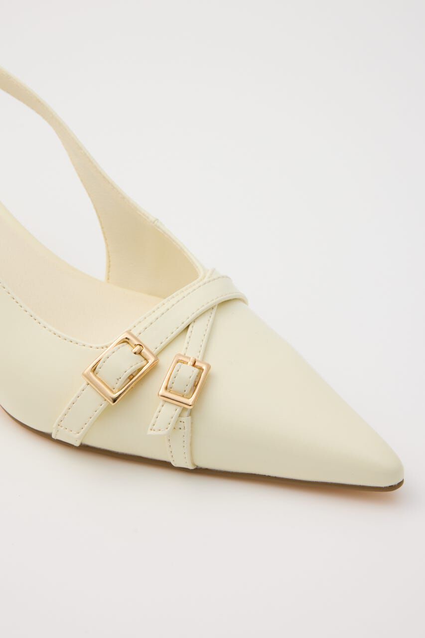 rienda「ベルトディテールスリングバックパンプス」|サンダル|