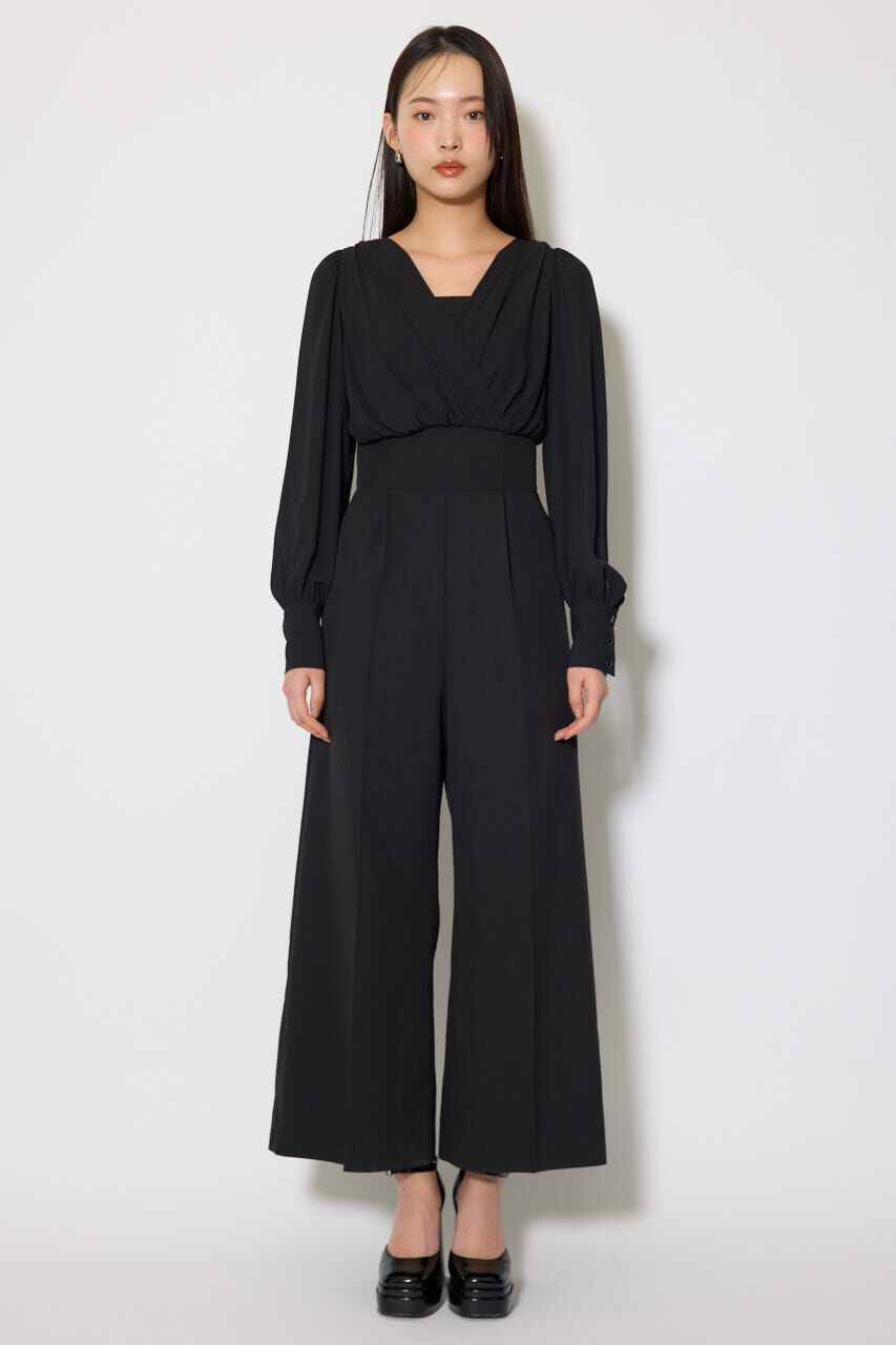 rienda「カシュクールデザインロンパース」|ワンピース|