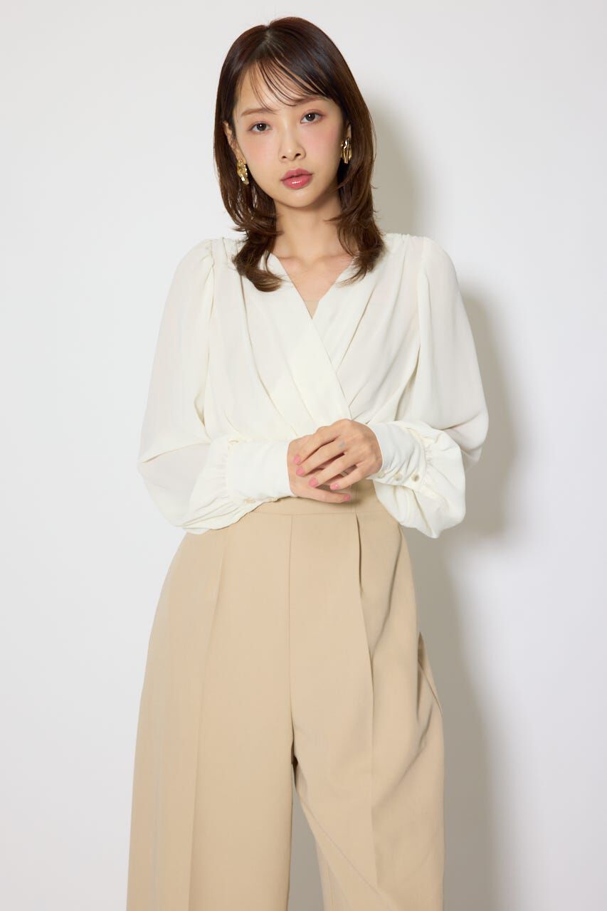 rienda「カシュクールデザインロンパース」|ワンピース|