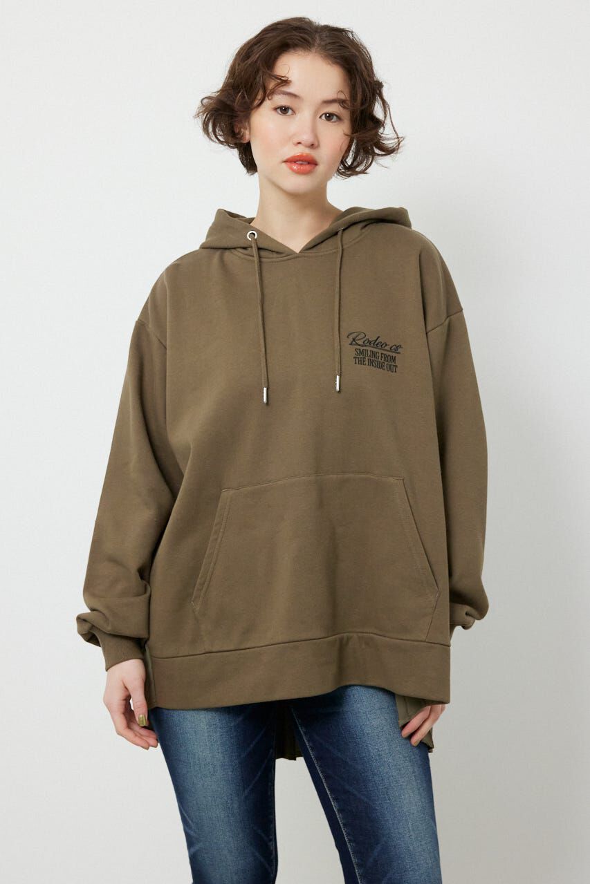 RODEO CROWNS「バックプリーツロゴパーカー」|パーカー|