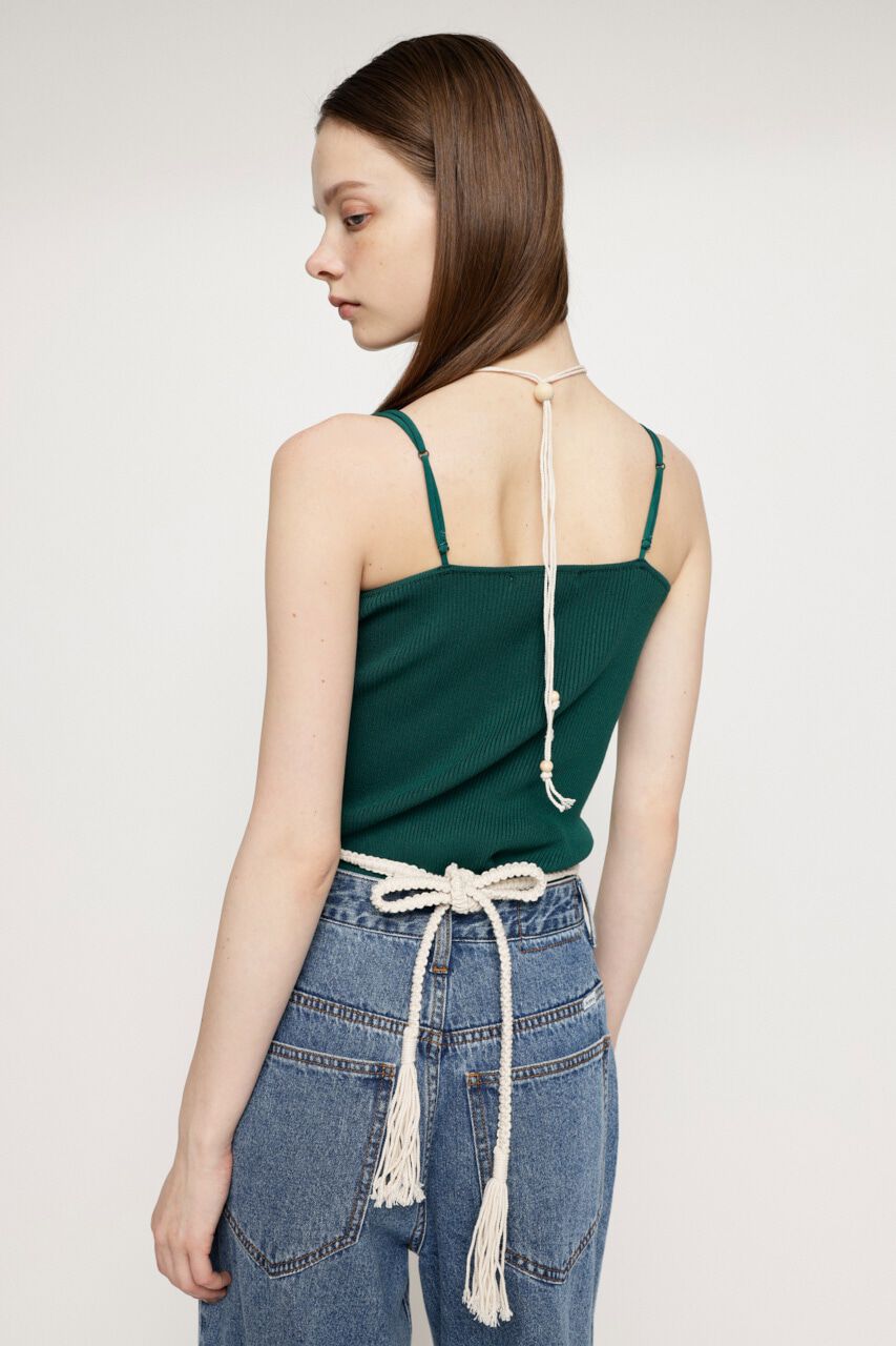 SLY「HANDMADE CROCHET BIBS」|ベルト|