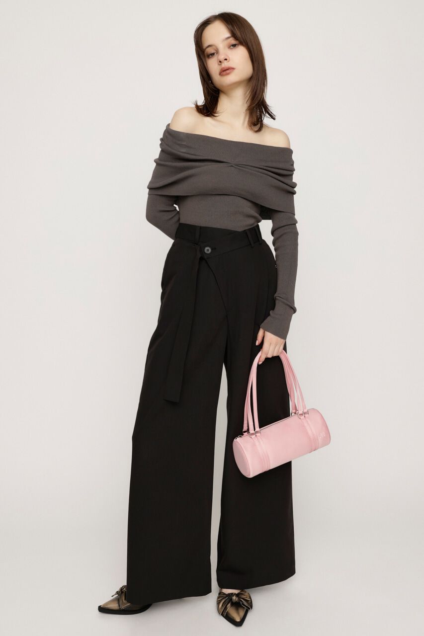 SLY「RIBBON DESIGN POINTED サンダル」|サンダル|