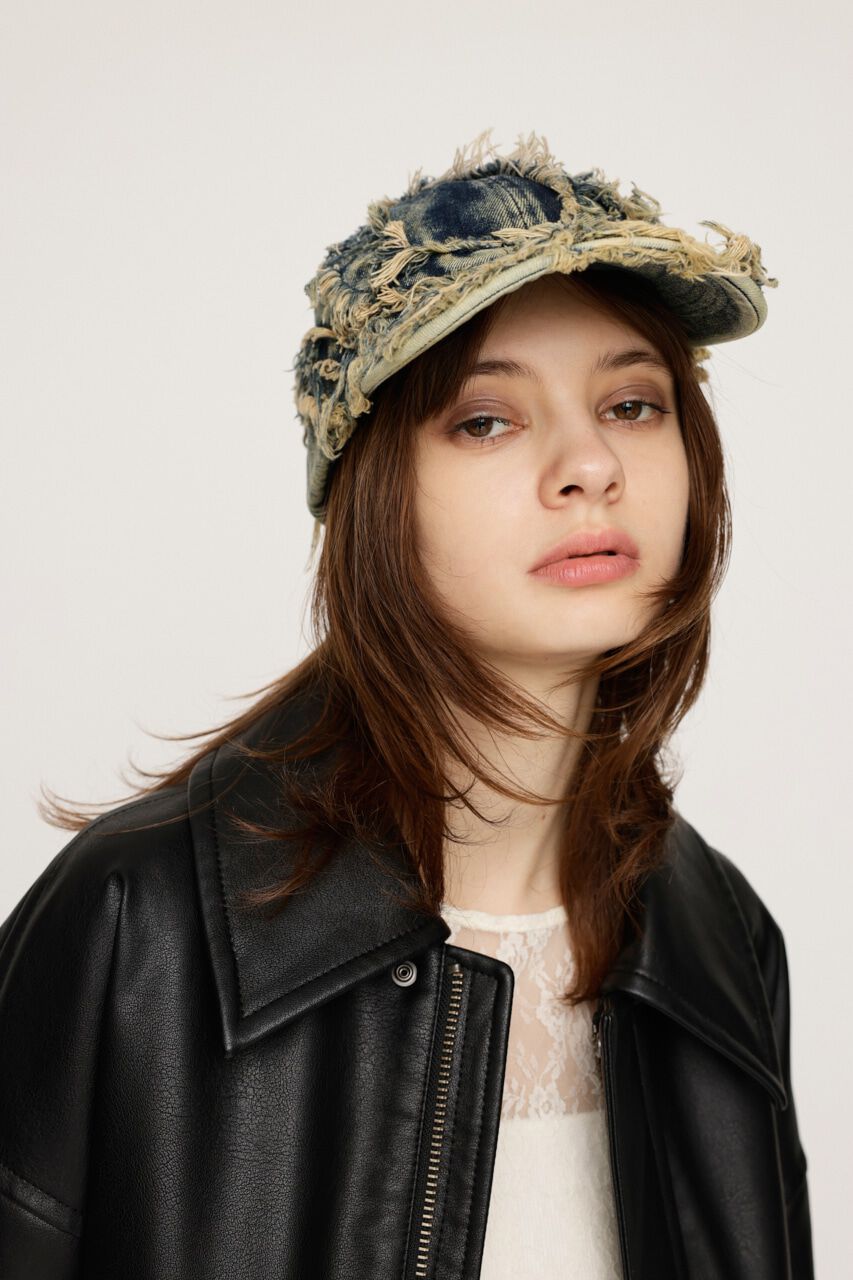SLY「DAMAGE DENIM キャップ」|その他|