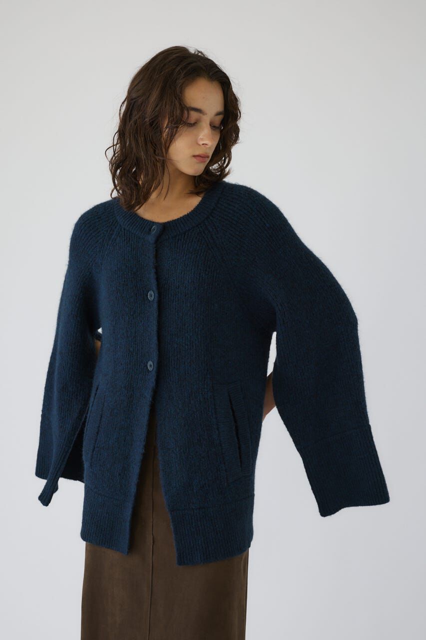 RIM.ARK 「Poncho like raglan knit C/D」|カーディガン|