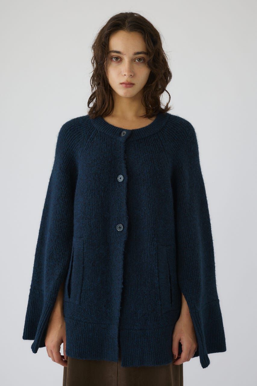 RIM.ARK 「Poncho like raglan knit C/D」|カーディガン|
