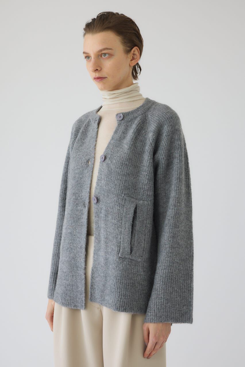 RIM.ARK 「Poncho like raglan knit C/D」|カーディガン|