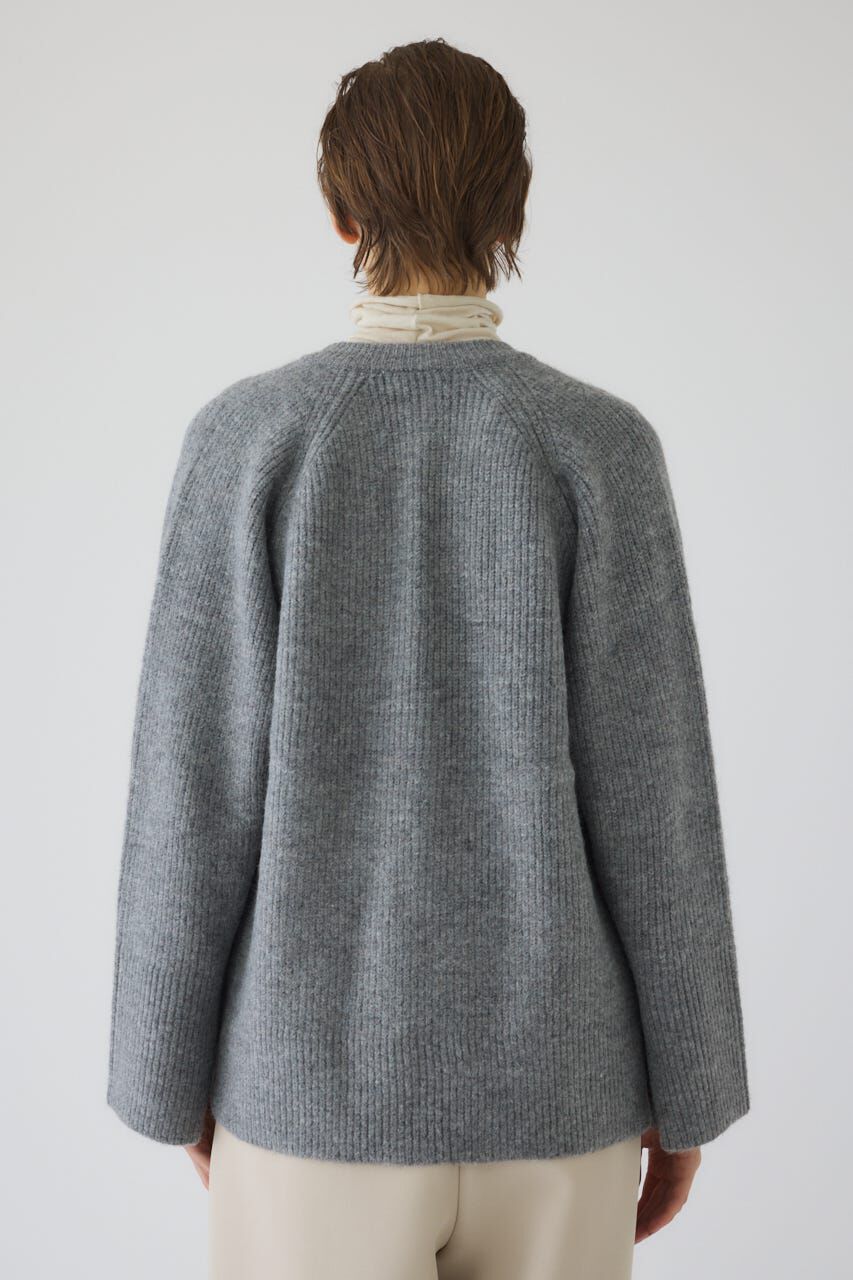 RIM.ARK 「Poncho like raglan knit C/D」|カーディガン|