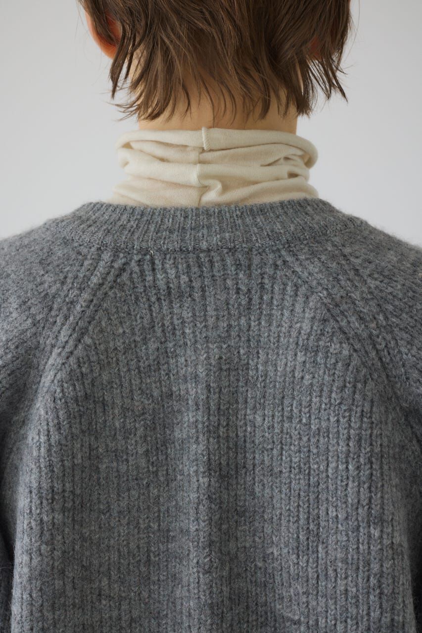 RIM.ARK 「Poncho like raglan knit C/D」|カーディガン|