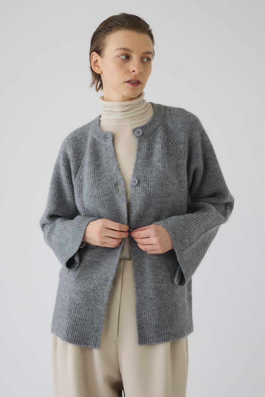 RIM.ARK 「Poncho like raglan knit C/D」|カーディガン|