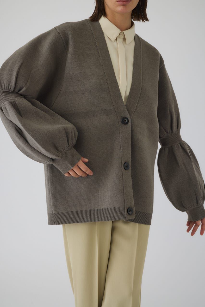 RIM.ARK 「Volume sleeve knit CD」|カーディガン|