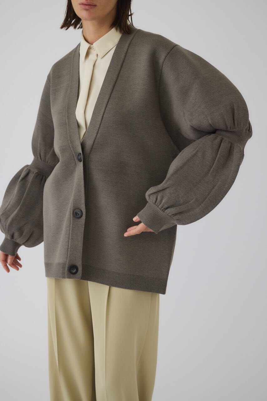 RIM.ARK 「Volume sleeve knit CD」|カーディガン|